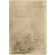 Rechteckiger Hochflor-Teppich mit weicher Kunstfell-Textur.