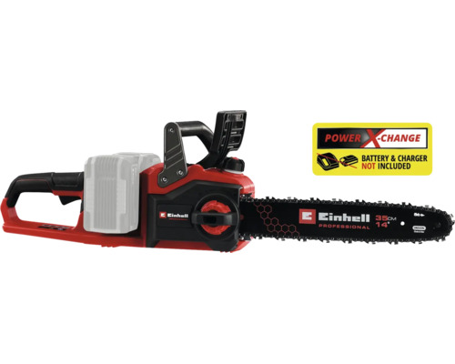 Tronçonneuse sans fil Einhell Professional, longueur du guide 35 cm, chaîne et guide Oregon, sans batterie ni chargeur.