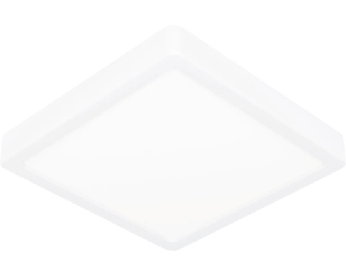 Panneau LED carré plafonnier blanc.