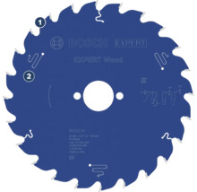 Lame de scie circulaire Bosch Expert for Wood, diamètre 190 millimètres, 24 dents en carbure, pour le bois. Bosch Logo.