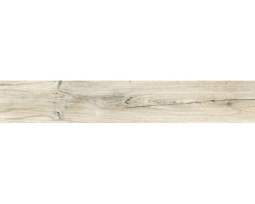 Carreau de sol en aspect bois avec veinage et nœuds
