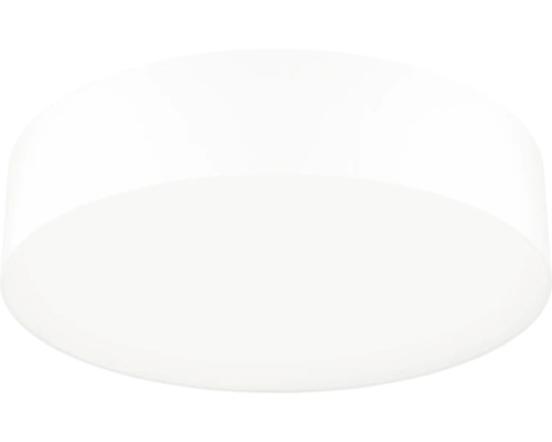 Diffuseur blanc et rond en plastique pour plafonnier.