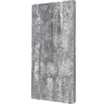 Dalle de terrasse en béton COLLINA blanc-anthracite 48x24x3,2 cm
