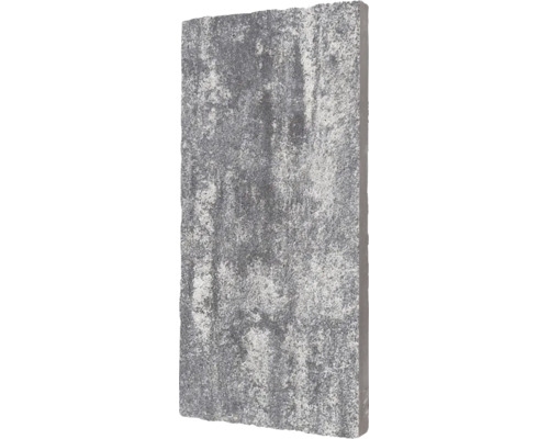 Dalle de terrasse en béton COLLINA blanc-anthracite 48x24x3,2 cm