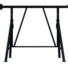 Échafaudage pliant Schake, modèle Compact S bleu 1200 mm x 750-1300 mm