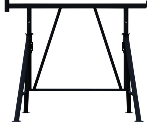 Échafaudage pliant Schake, modèle Compact S bleu 1200 mm x 750-1300 mm