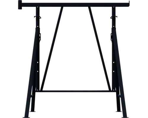 Échafaudage pliant Schake, modèle Compact S bleu 1200 mm x 1000-1300 mm