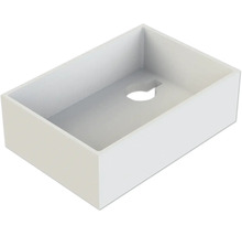 Lavabo rectangulaire à poser en céramique pour la salle de bain