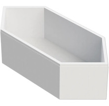 Une étagère murale hexagonale en bois blanc, forme alvéolée moderne pour la décoration murale.
