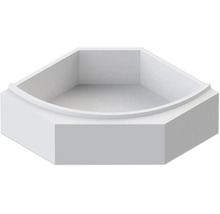 Receveur de douche pour installation en angle de forme pentagonale