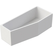 Baignoire rectangulaire avec espace douche en acrylique sanitaire