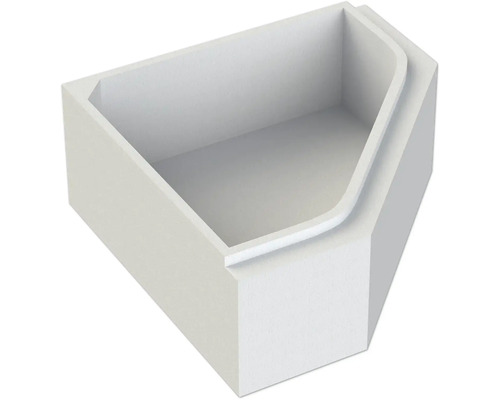 Receveur de douche d angle en acrylique en forme de quart de cercle pour installation dans la salle de bain