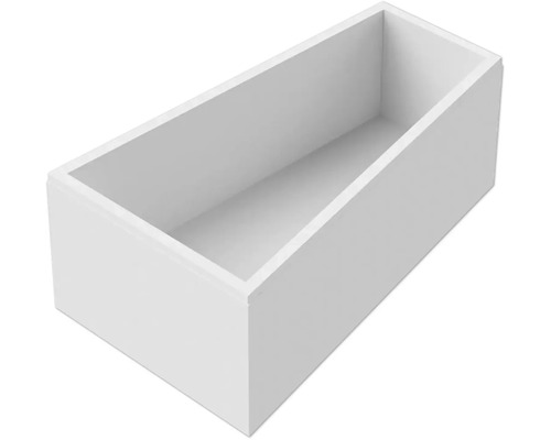 Jardinière rectangulaire en plastique pour intérieur et extérieur