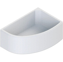Receveur de douche quart de cercle en acrylique sanitaire pour installation en angle