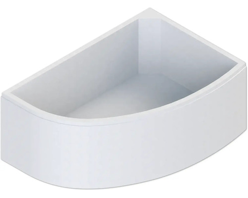 Receveur de douche quart de cercle en acrylique sanitaire pour installation en angle