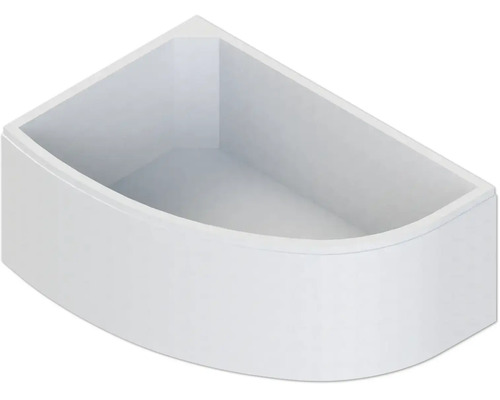 Receveur de douche quart de cercle pour installation en angle en acrylique sanitaire pour la salle de bain.