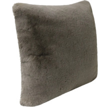 Coussin décoratif doux en fausse fourrure