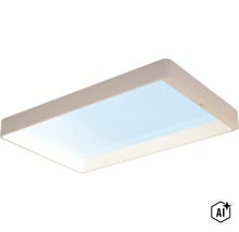 Plafonnier LED rectangulaire pour un éclairage intérieur moderne (Image AI modified or generated)