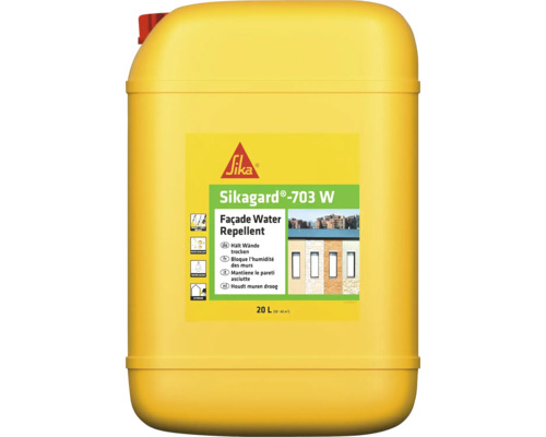Sika Sikagard 703 W Fassadenimprägnierung im zwanzig Liter Kanister für den Außenbereich