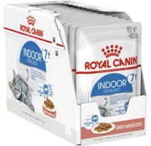 Multipack de nourriture pour chats Royal Canin Indoor 7 Plus Sterilised avec sachets de 85 grammes en sauce