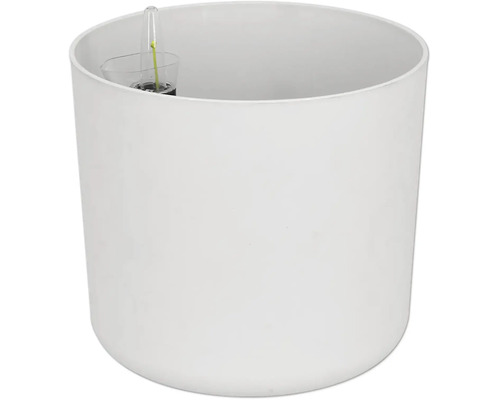 Pot de fleurs rond avec système d irrigation et indicateur de niveau d eau en plastique