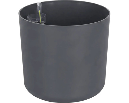Pot de fleurs rond avec système d irrigation pour intérieur