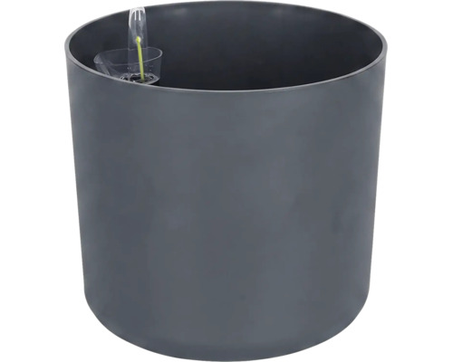 Pot de fleurs rond en plastique avec indicateur de niveau d eau intégré