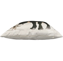 Coussin décoratif avec motif animalier et fermeture éclair