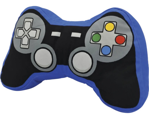 Coussin decoratif en forme de manette de jeu pour les passionnes de jeux