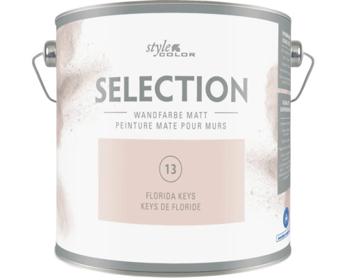Eine Dose Selection Wandfarbe matt in der Nuance Florida Keys mit Tragegriff