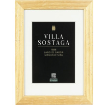 Cadre photo en bois avec passe-partout et motif Villa Sostaga