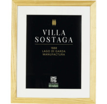 Cadre photo en bois avec affiche Villa Sostaga et certification FSC