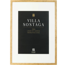 Décoration murale encadrée avec motif Villa Sostaga et cadre en bois