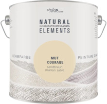 Seau de peinture à l argile Style Color Natural Elements Mut Courage marron sable