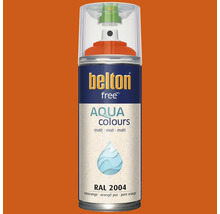 Belton Free Aqua Colours Sprühlack matt in Reinorange RAL 2004