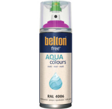 Belton Free Aqua Colours Sprühlack in Verkehrs-Purpur matt, RAL 4006, wasserbasiert
