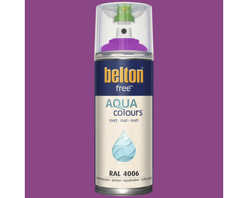 Belton free Aqua Colours Sprühlack RAL 4006 Verkehrspurpur matt