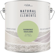 Pot de peinture à l argile Style Color Natural Elements nuance Harmonie vert tilleul