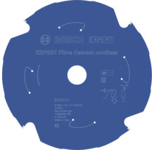 Lame de scie circulaire Bosch Expert Fibre Cement Cordless avec diamètre de 160 millimètres pour scies circulaires sans fil pour panneaux fibrociment.