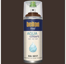 Belton Free Aqua Colours Sprühlack in Schokoladenbraun RAL 8017 mit matter Oberfläche in einer Spraydose
