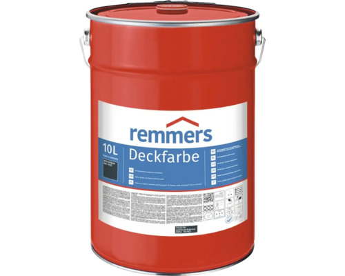 Peinture couvrante Remmers gris anthracite bidon de 10 litres pour protection durable