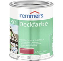 Peinture couvrante Remmers rouge suédois pot de 0,75 litre pour bois crépi maçonnerie tôles en zinc et fibrociment résistante aux intempéries