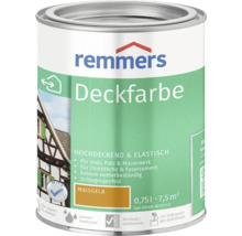 Remmers Deckfarbe Maisgelb 0,75 Liter für Holz Putz Mauerwerk Zinkblech und Faserzement