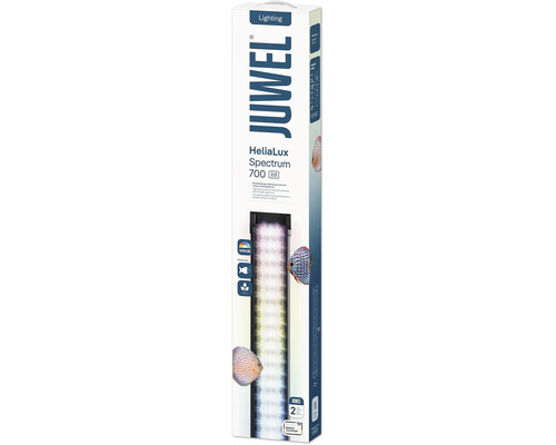 Rampe LED JUWEL HeliaLux Spectrum 700 à spectre lumineux complet et technologie WRGB pour aquariums.