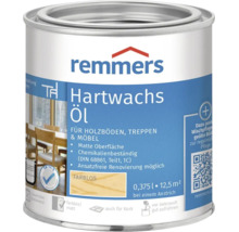 Huile cire dure Remmers incolore pour parquets escaliers et meubles bidon de 0,375 litres pour surfaces mates