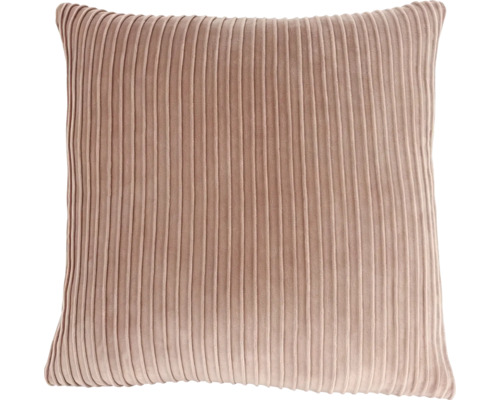 Coussin carré avec surface nervurée et texture fine comme accessoire d intérieur