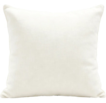 Coussin carré au design uni en textile