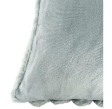 Coussin moelleux en peluche avec aspect texturé pour salon et chambre