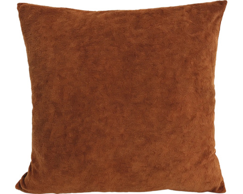 Coussin de canapé carré en tissu peluche doux à usage décoratif