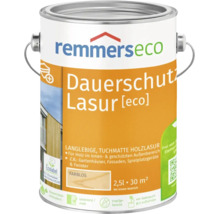Pot de lasure de protection longue durée Remmerseco incolore 2,5 litres pour bois intérieur et extérieur protégé